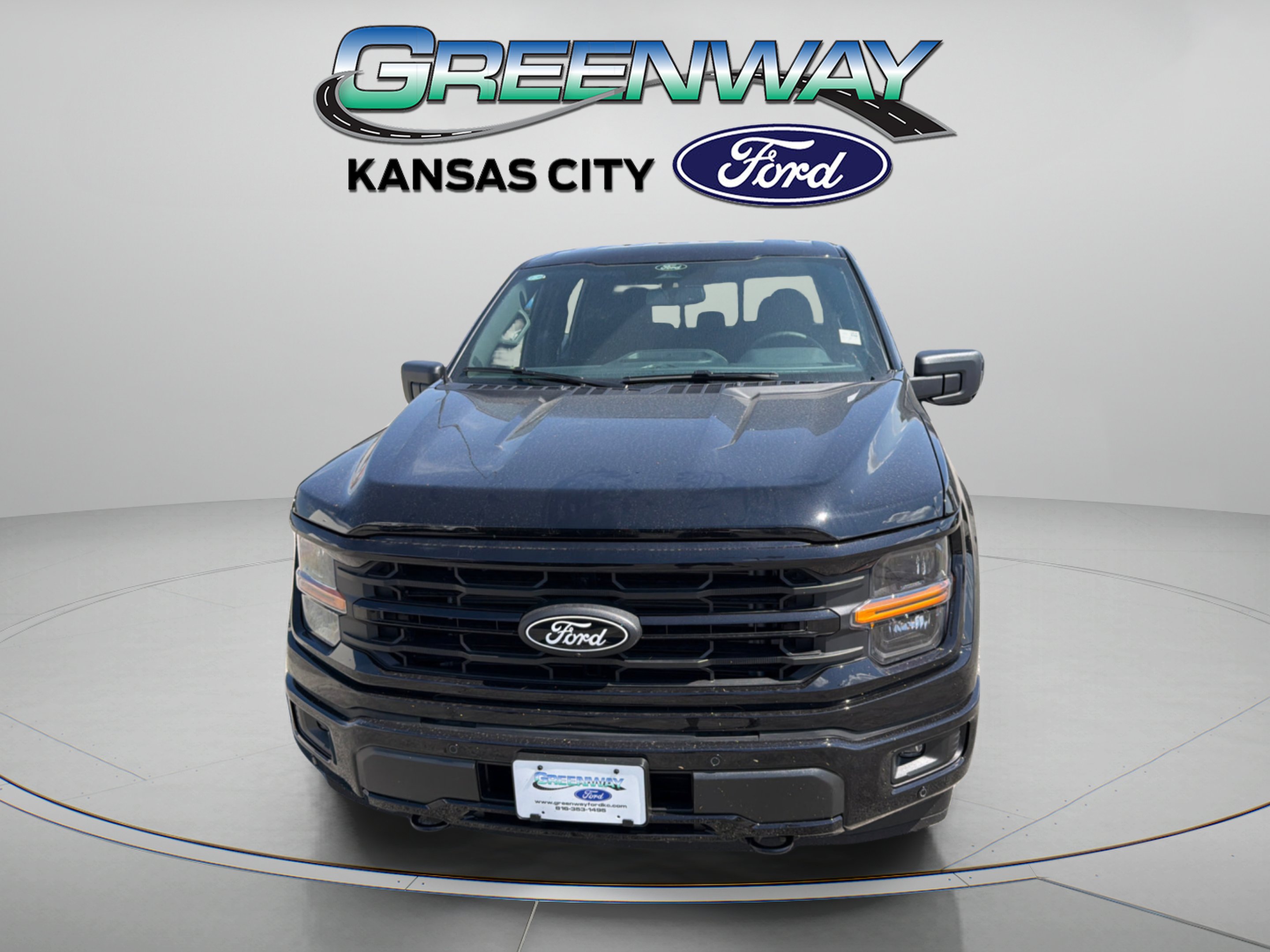 New 2026 Agate Black Metallic Ford XLT image 2