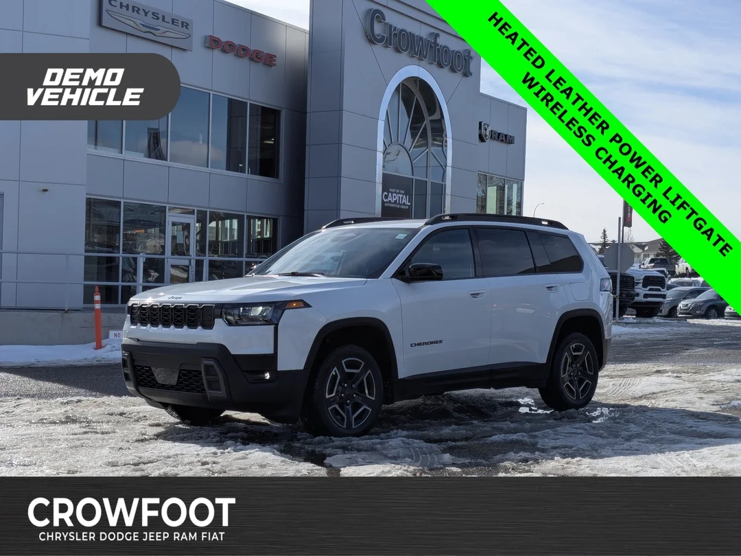 New 2026 White Jeep Limited - - 4x4 - 1.6L Turbo Hybrid - Power Liftgate - Wireless Charging & More! image 1