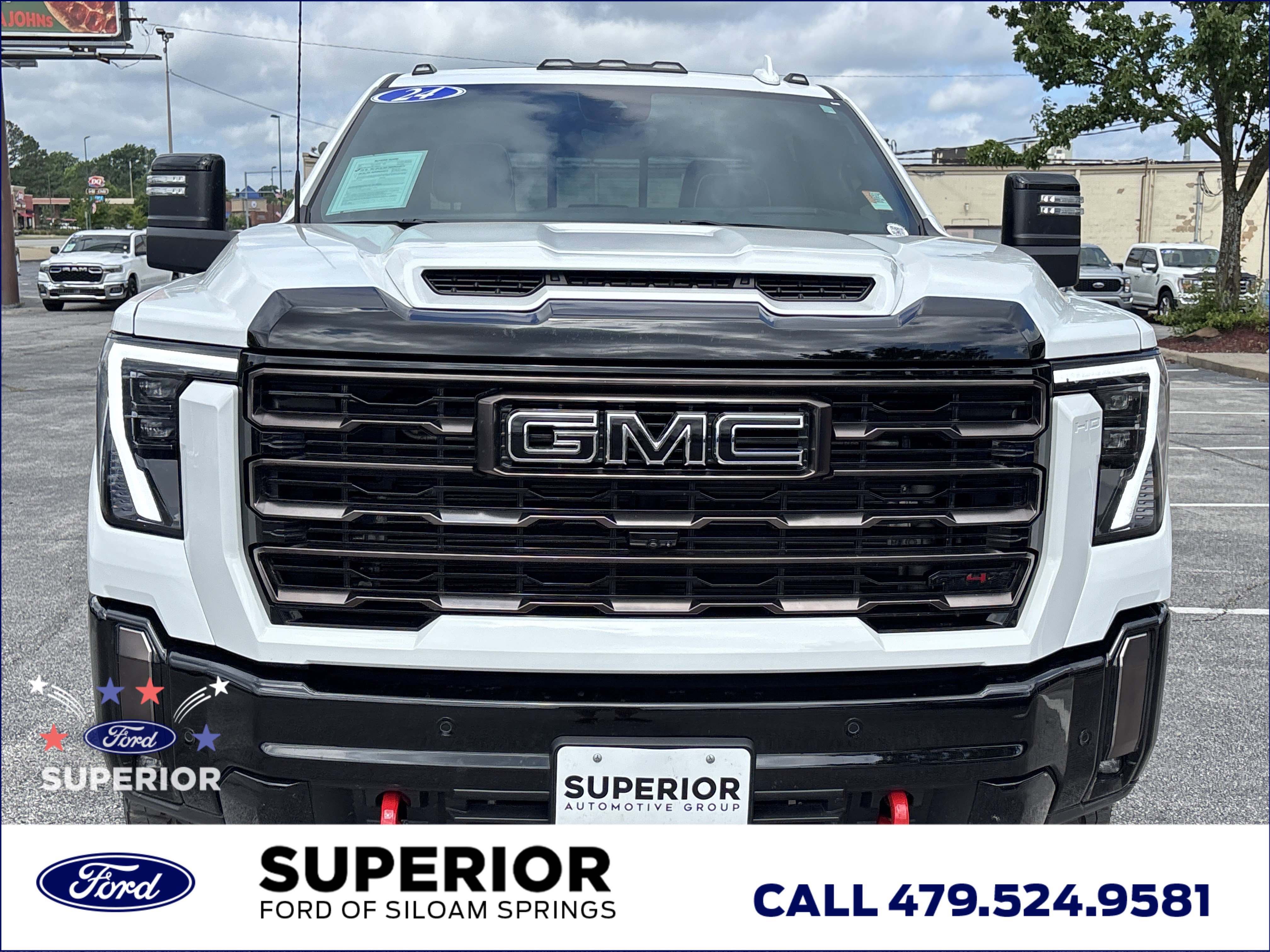 Used 2024 Summit White GMC AT4X Crew Cab 4WD image 13