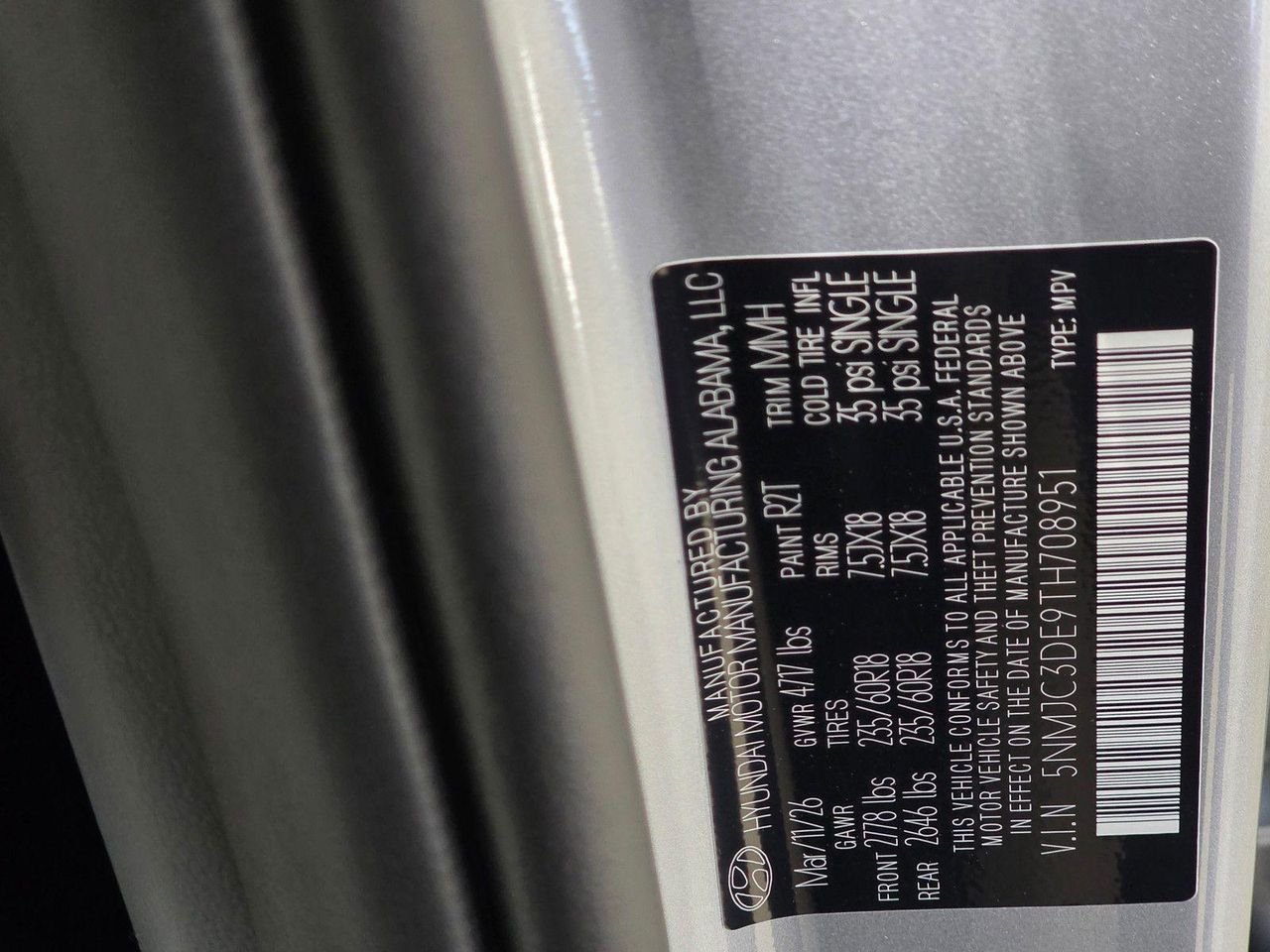 New 2026 Shimmering Silver Hyundai SEL Premium FWD image 34