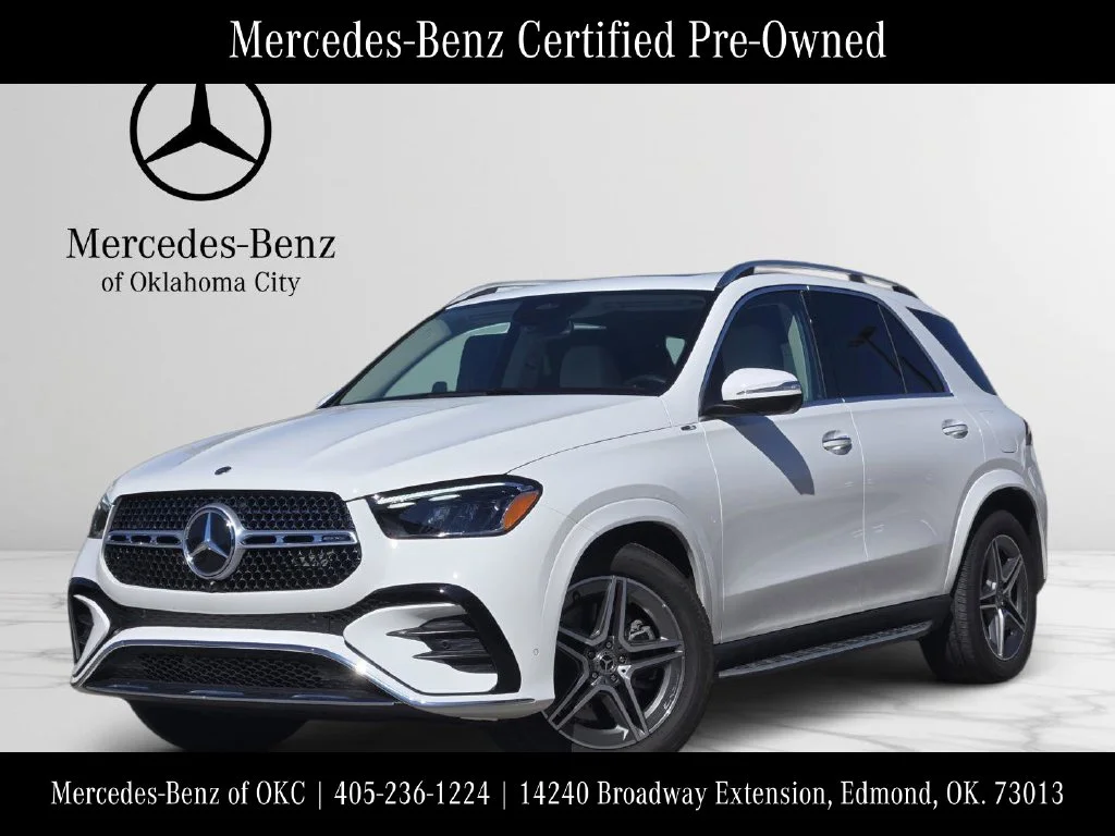 Certified Used 2025 Polar White Mercedes-Benz GLE 450e image 1