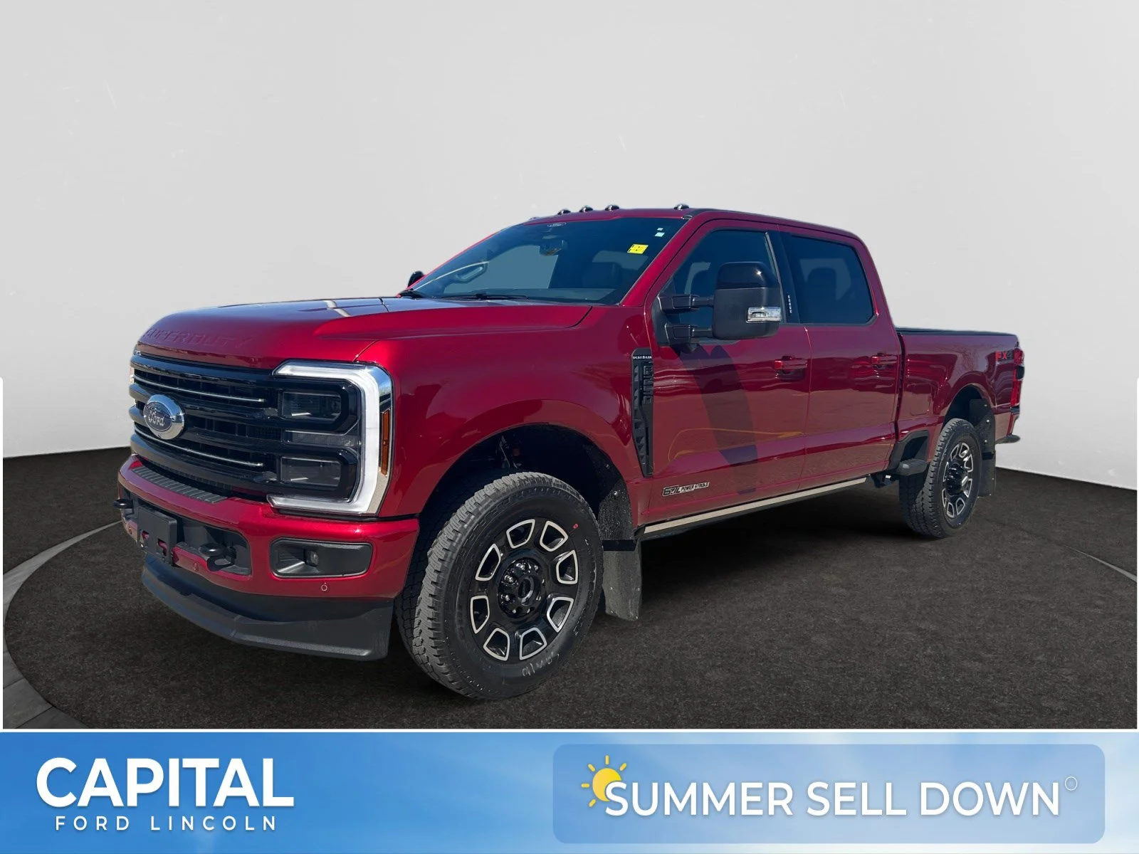 New 2026 Ruby Red Metallic Tinted Clearcoat Ford Lariat image 1