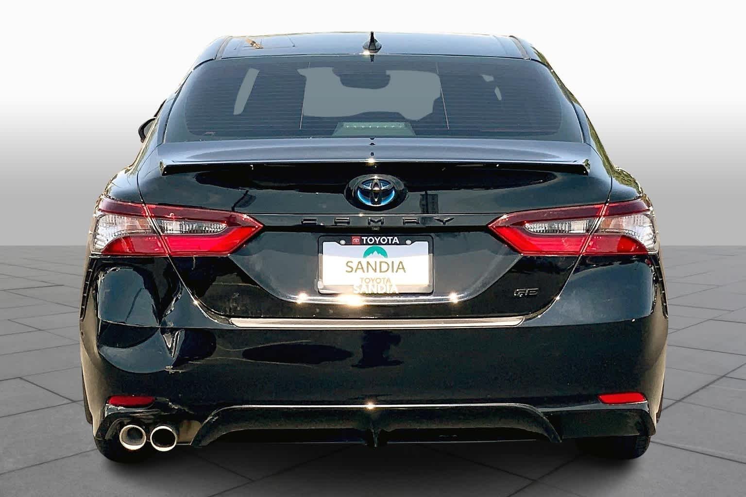 Used 2022 Midnight Black Metallic Toyota Hybrid Nightshade image 5