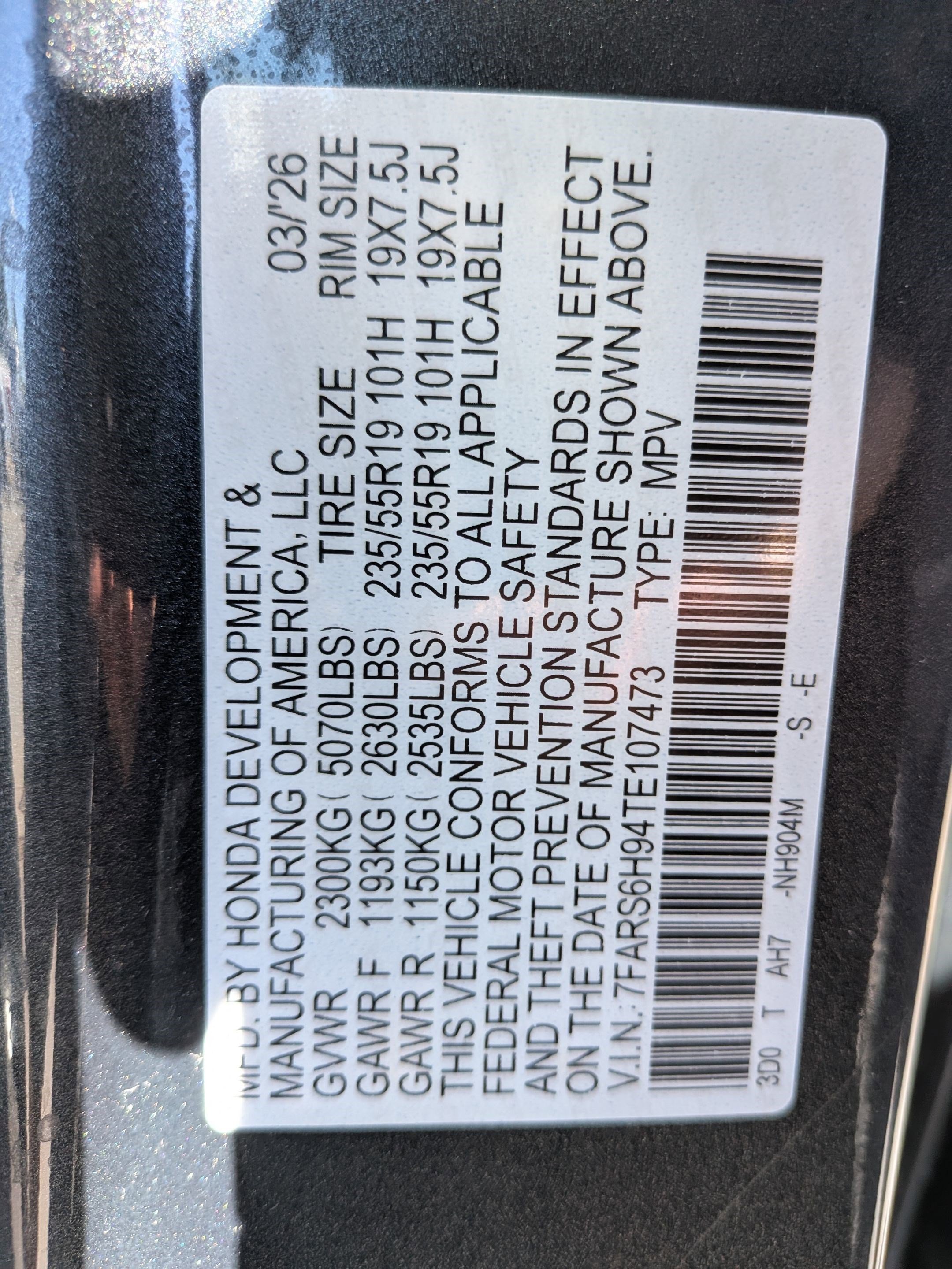 Used 2026 Blue Honda Sport Touring image 35