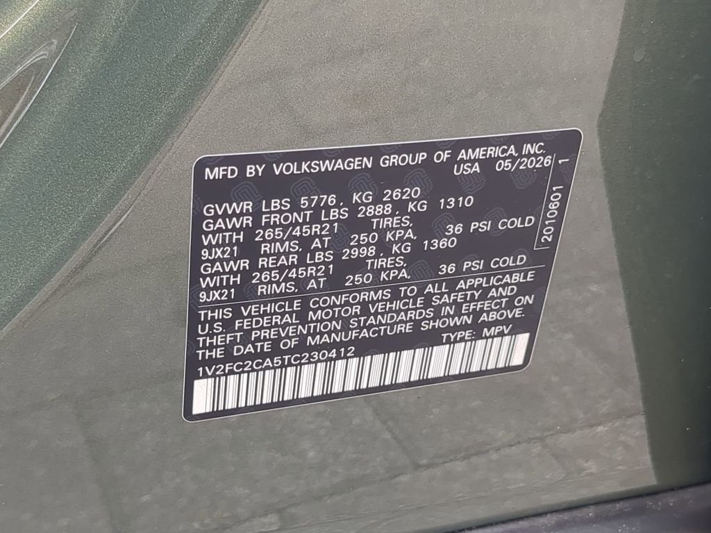 New 2026 Green Volkswagen 2.0T SEL Premium R-Line image 36