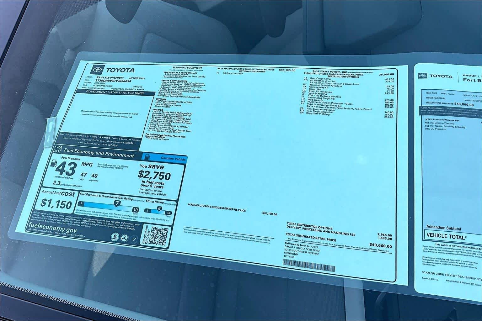 New 2026 Blueprint Toyota XLE Premium image 22