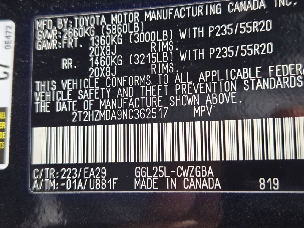 Certified Used 2022 GRAPHITE BLACK GF. Lexus 350 image 33