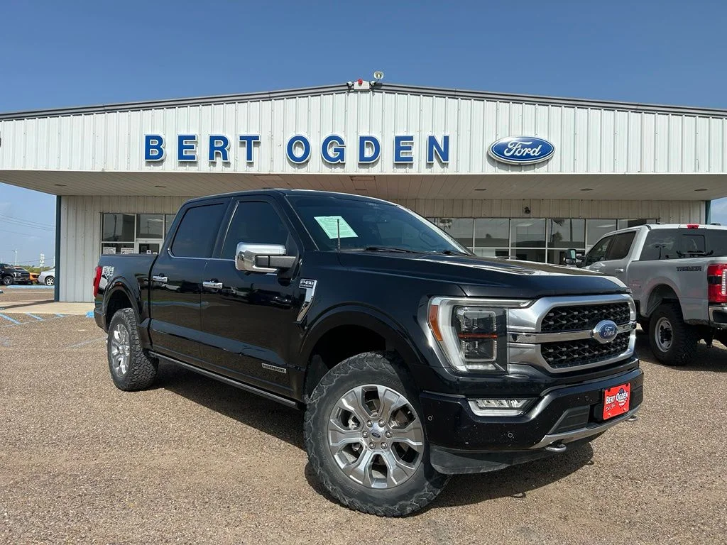 Used 2022 Black Ford Platinum image 1