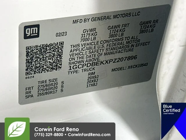 Certified Used 2023 Summit White Chevrolet Custom image 33