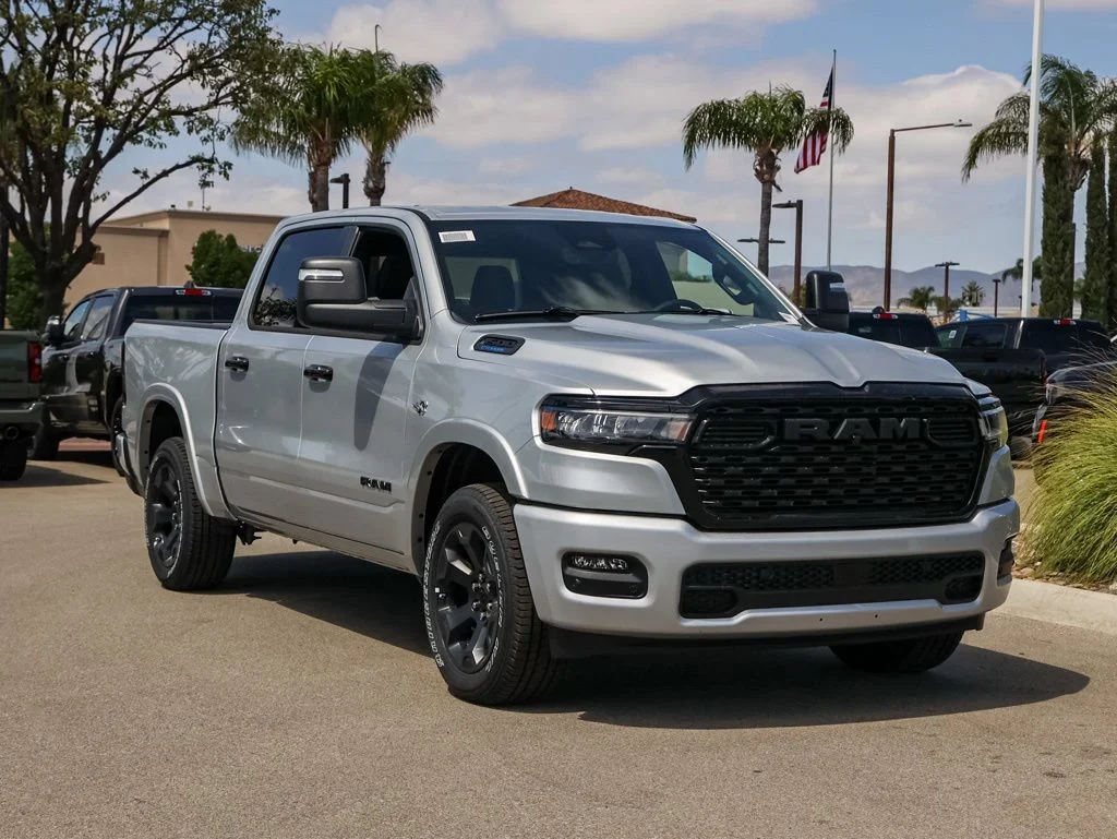 New 2026 Silver Zynith Exterior Paint RAM Big Horn Night Edition image 2