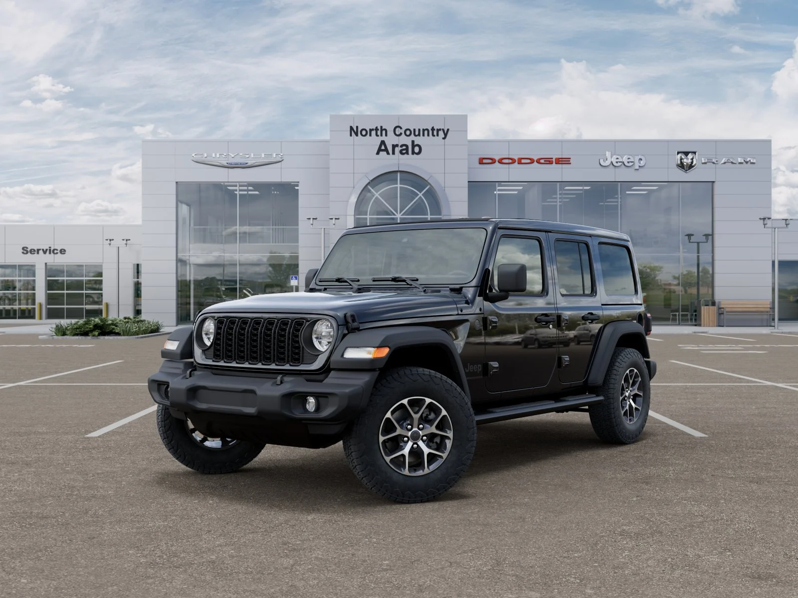 New 2026 Black Clear-Coat Exterior Paint Jeep Sport S image 27