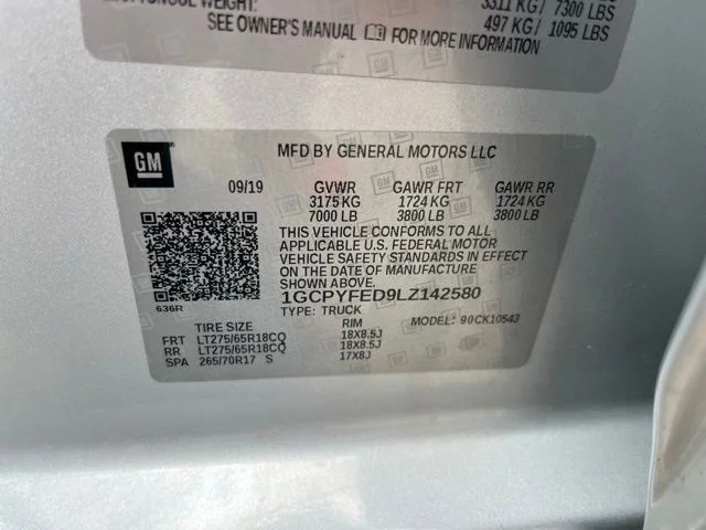 Used 2020 Silver Chevrolet LT Trail Boss image 30