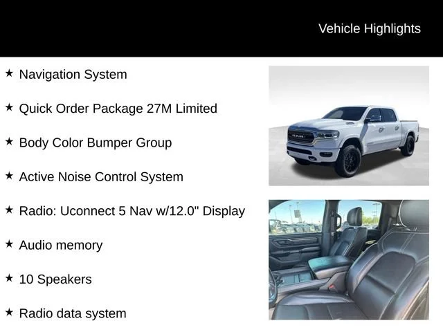 Used 2022 White Ram Limited Crew Cab 4x4 5