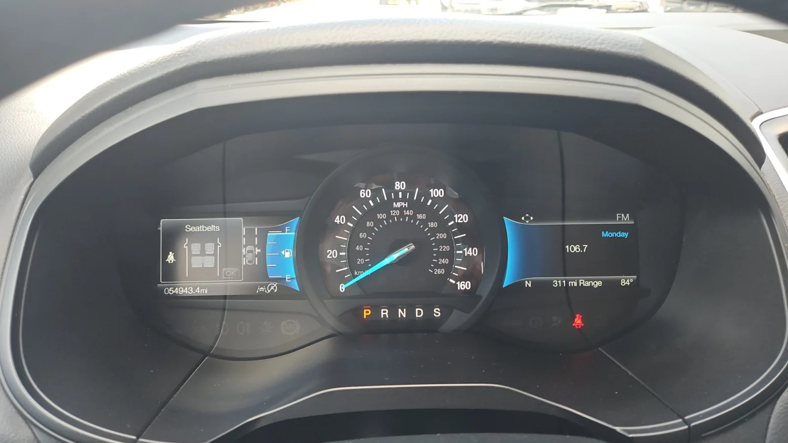 Used 2024 Red Ford 2024 FORD EDGE SEL 4DR SUV 112.2 WB AWD image 17