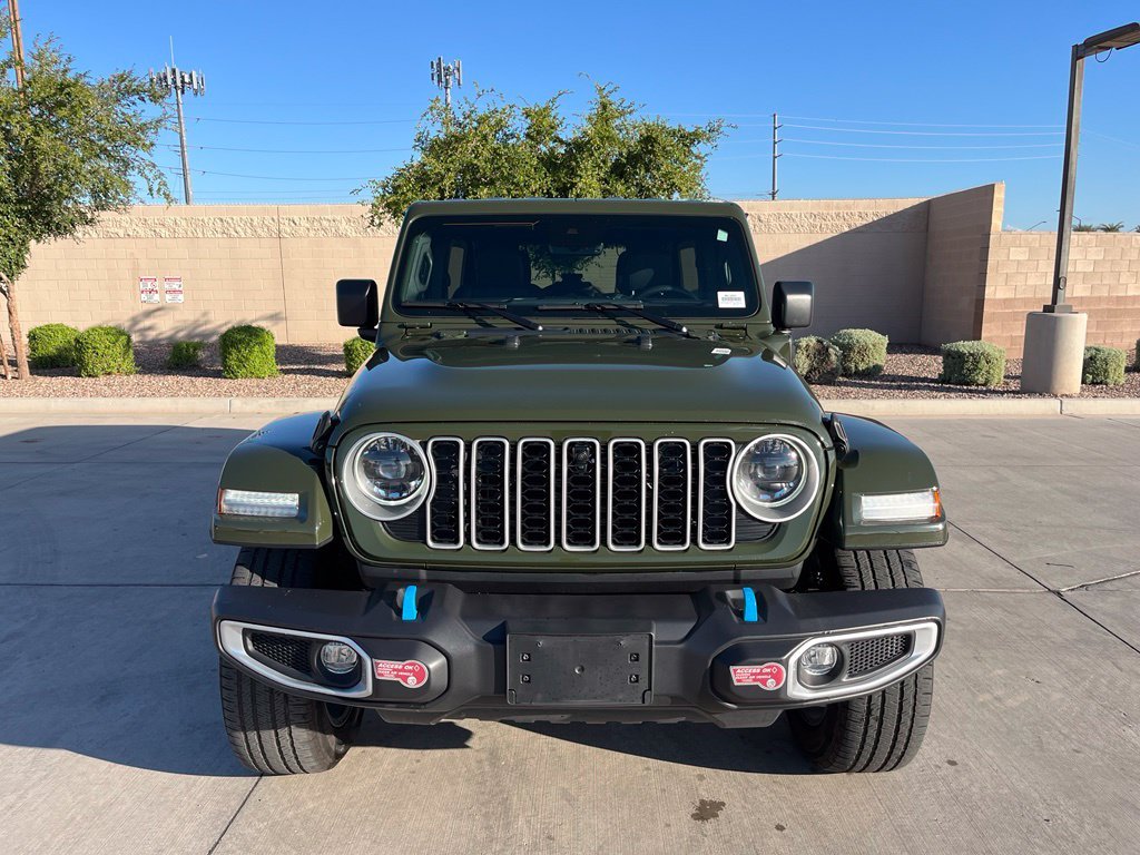 Used 2024 Green Jeep Sahara 4xe image 3