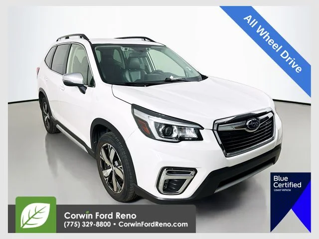 Used 2020 Crystal White Pearl Subaru Touring image 1