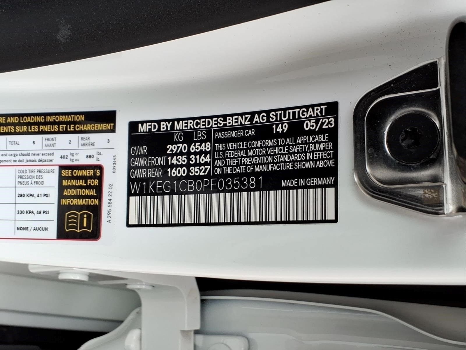 Certified Used 2023 Polar White Mercedes-Benz EQE 350 4MATIC®+ Sedan image 31