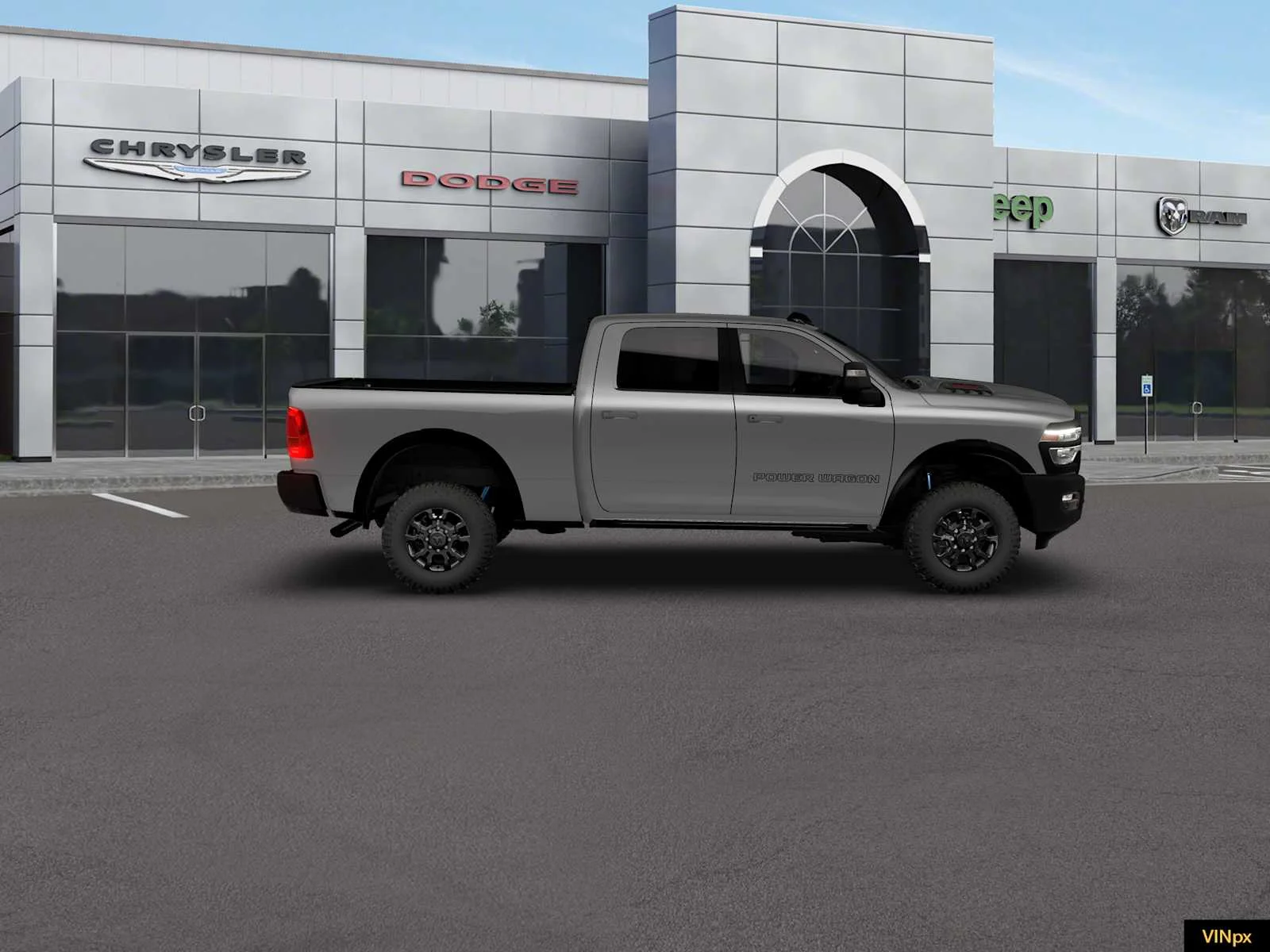 New 2026 Ceramic Gray Clear-Coat Exterior Paint RAM Power Wagon image 9