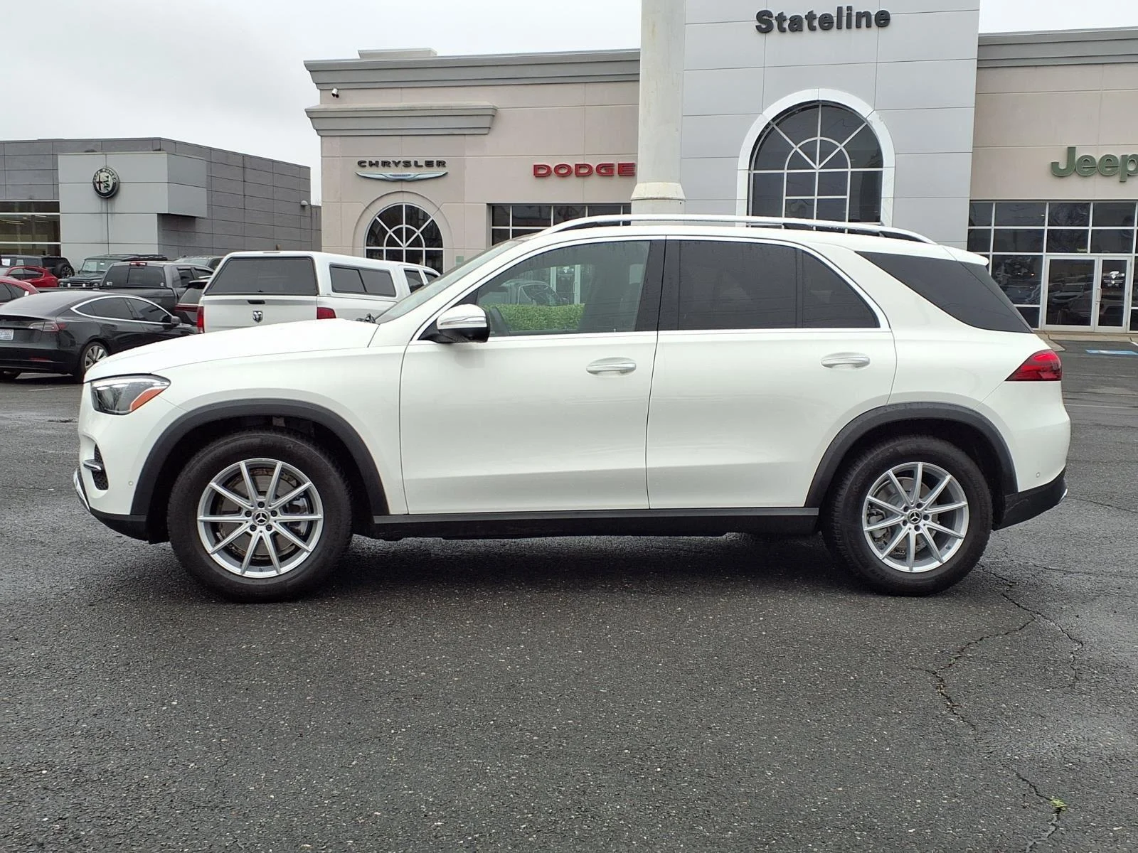 Used 2025 WHITE Mercedes-Benz GLE 350 image 3