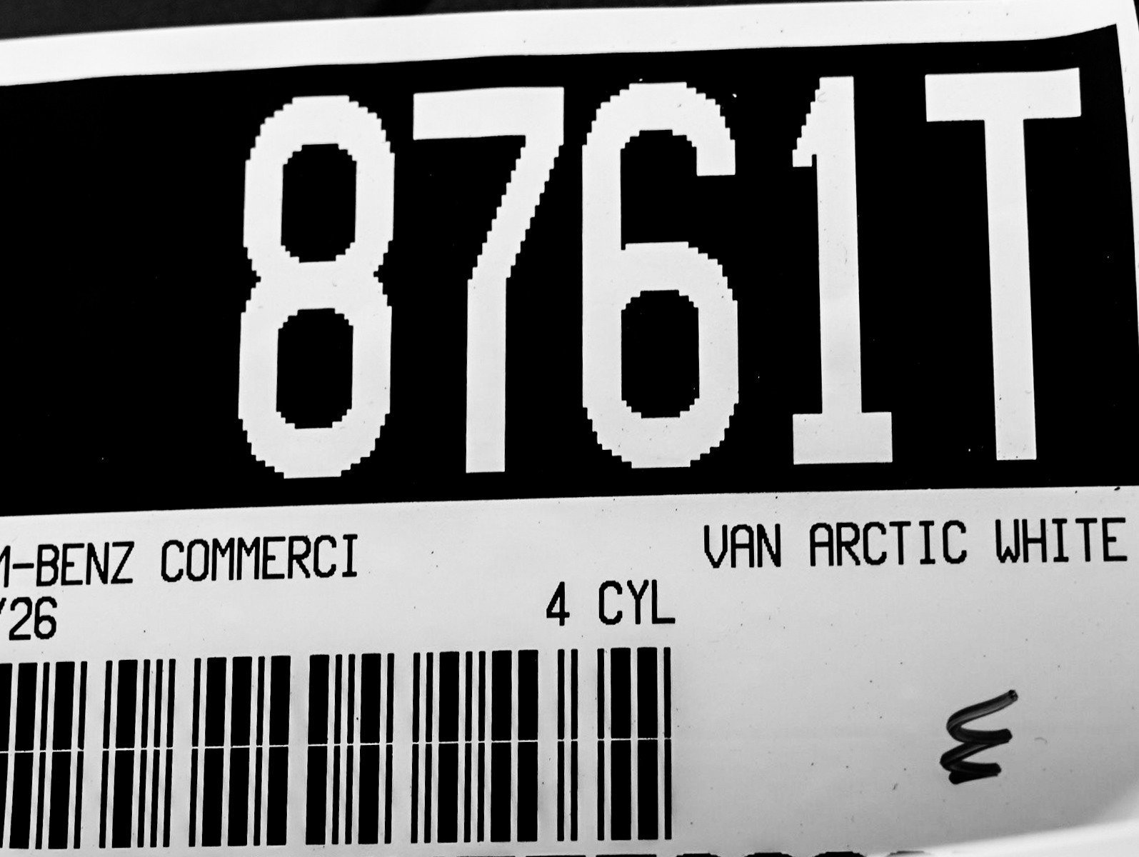 New 2026 Arctic White Mercedes-Benz 2500 Standard Roof I4 Diesel 144 Worker RWD image 23