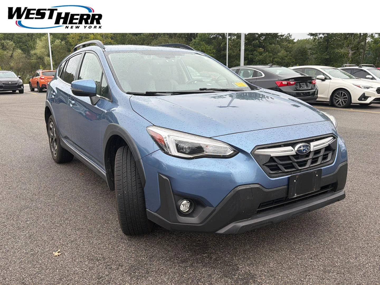 Used 2021 Horizon Blue Pearl Subaru Limited image 1