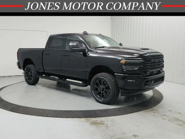 New 2026 Diamond Black Crystal Pearl-Coat Exterior Paint RAM Laramie image 1