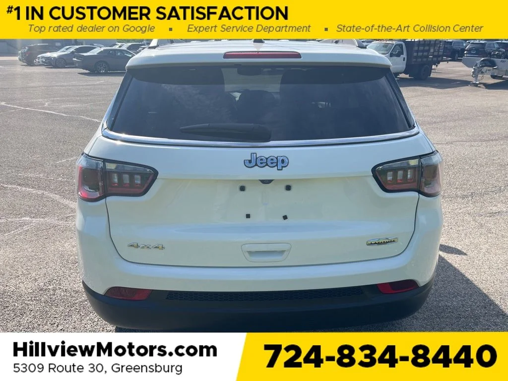 Used 2021 White Clearcoat Jeep Latitude image 5