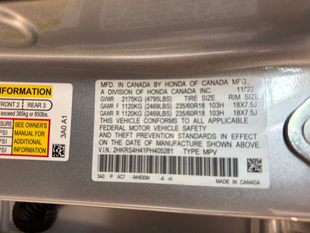 Used 2023 Silver Metallic Honda EX image 13