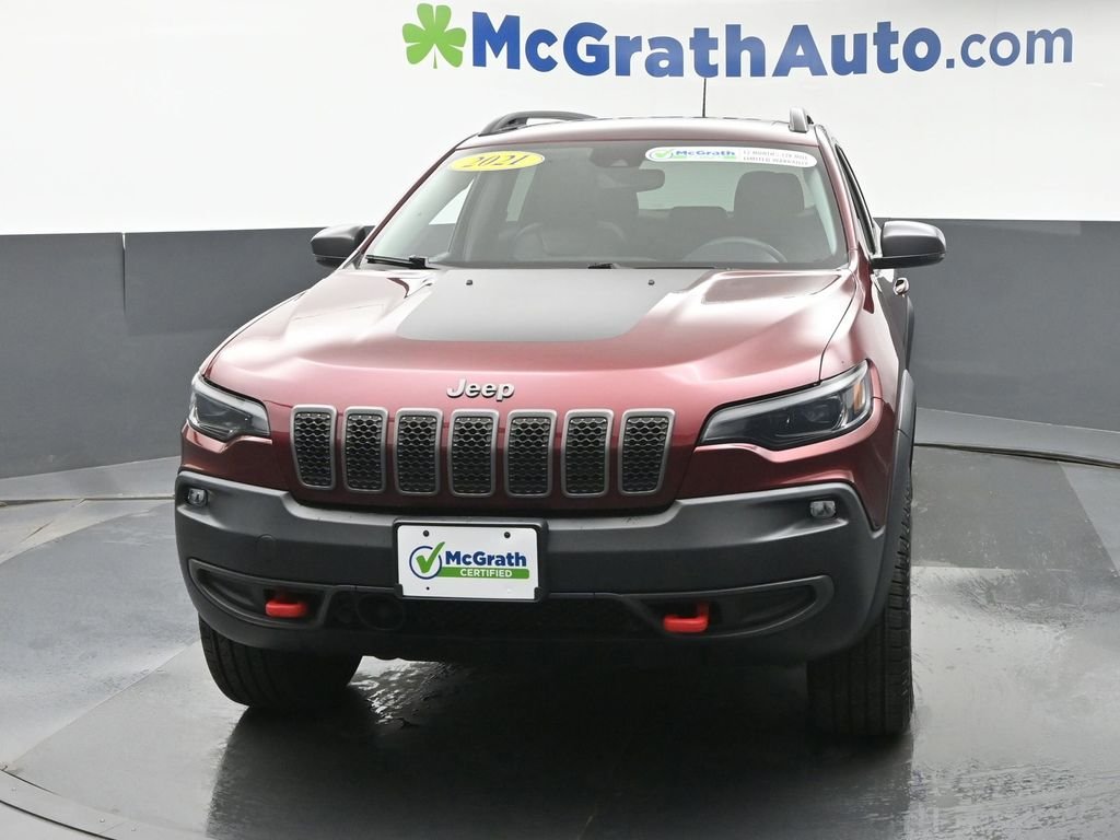 Used 2021 Red Jeep Trailhawk image 6