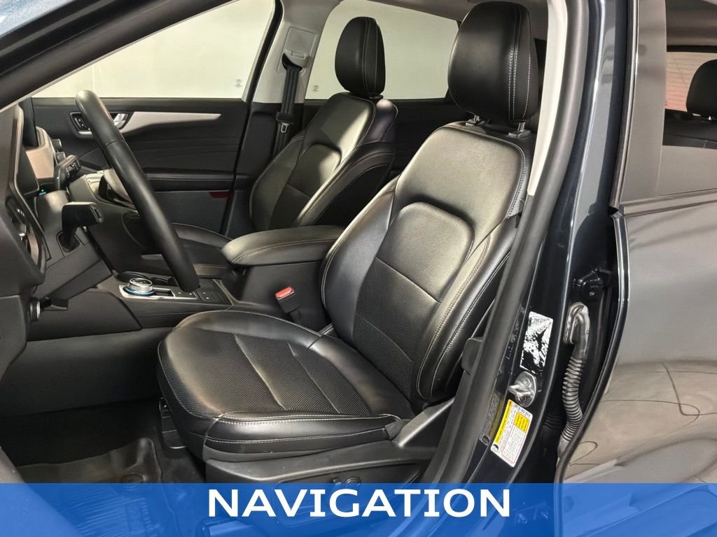 Certified Used 2022 Blue Metallic Ford SEL image 6