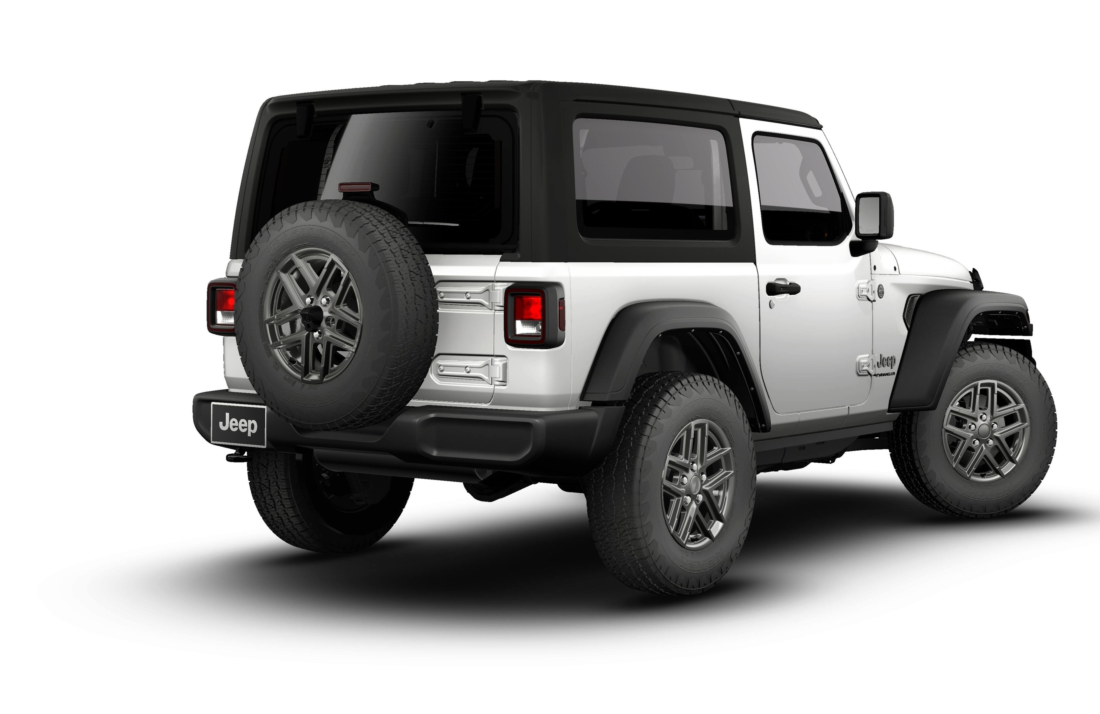 New 2026 Bright White Clear-Coat Exterior Paint Jeep Sport S image 14