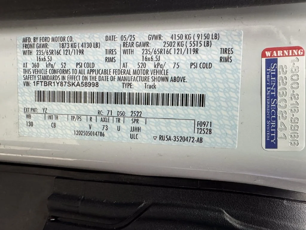 Certified Used 2025 Oxford White Ford Base image 35