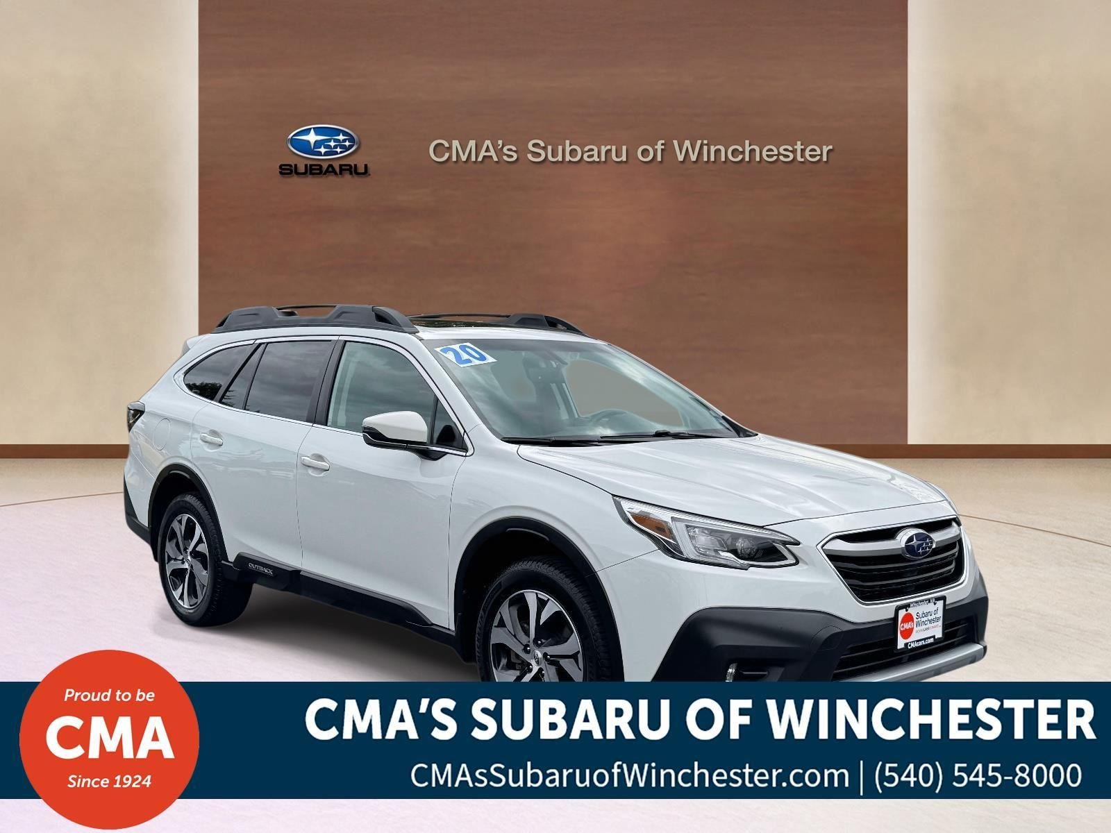 Used 2020 Crystal White Pearl Subaru Limited XT image 1