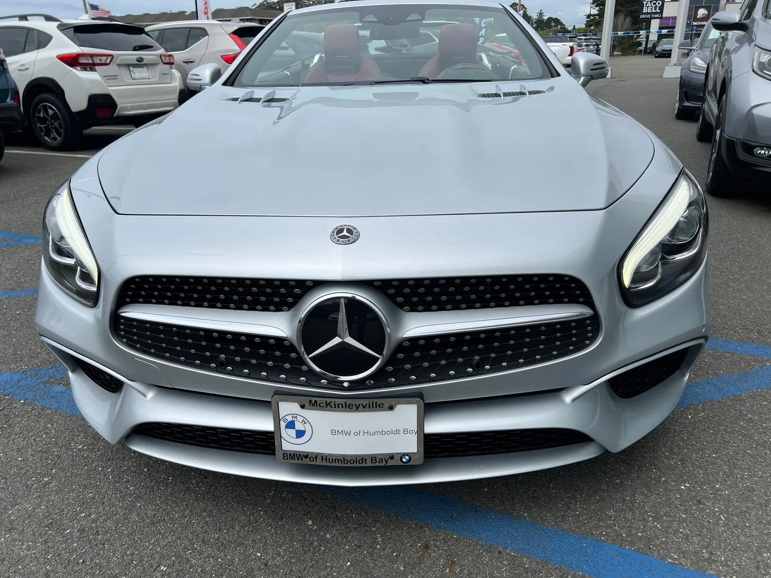 Used 2019 Silver Mercedes-Benz SL 550 image 10