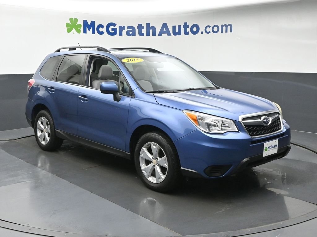 Used 2015 Subaru Forester i Premium with VIN JF2SJADC1FH524138 for sale in Marion, IA