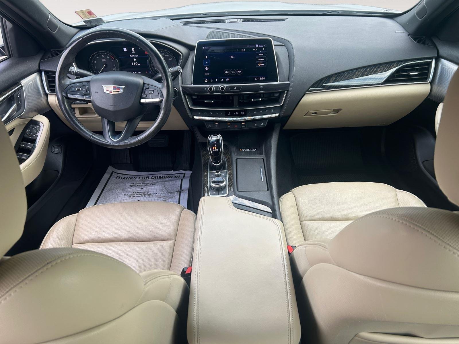 Used 2020 Crystal White Tricoat Cadillac Premium Luxury image 10