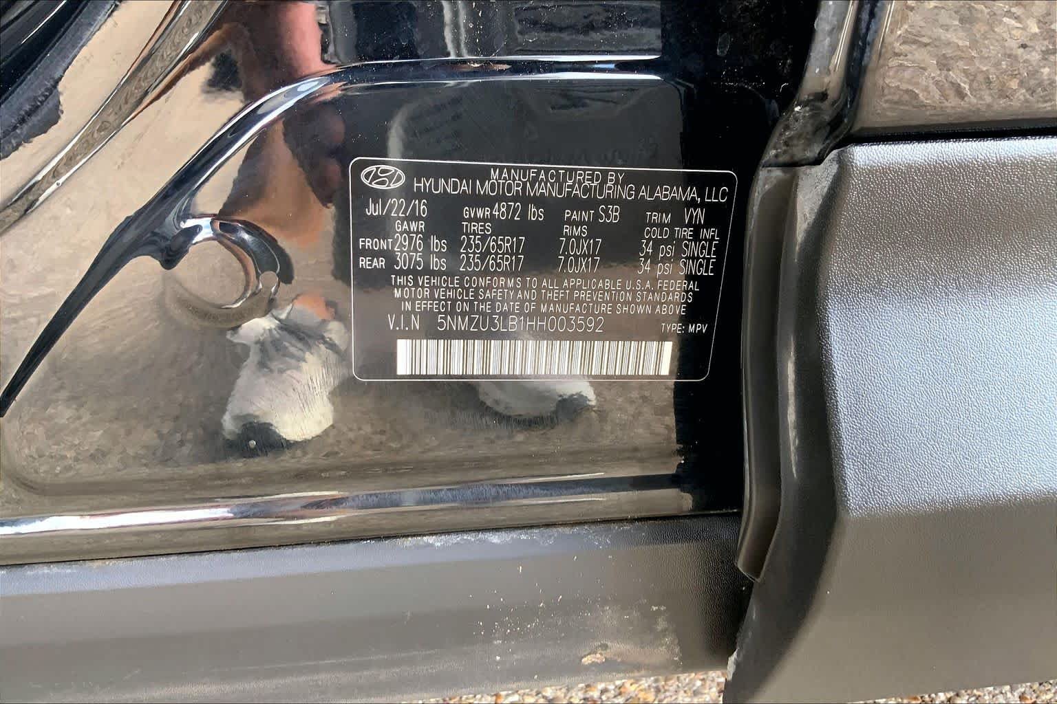 Used 2017 Twilight Black Hyundai 2.4L image 37