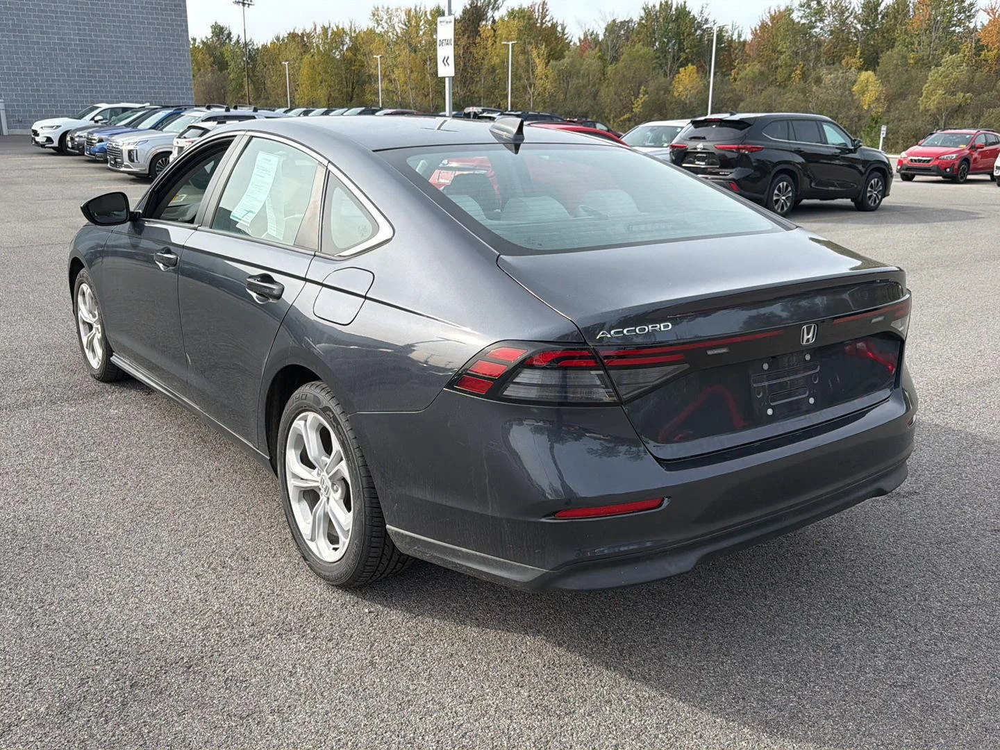Used 2024 Meteorite Gray Metallic Honda LX image 5