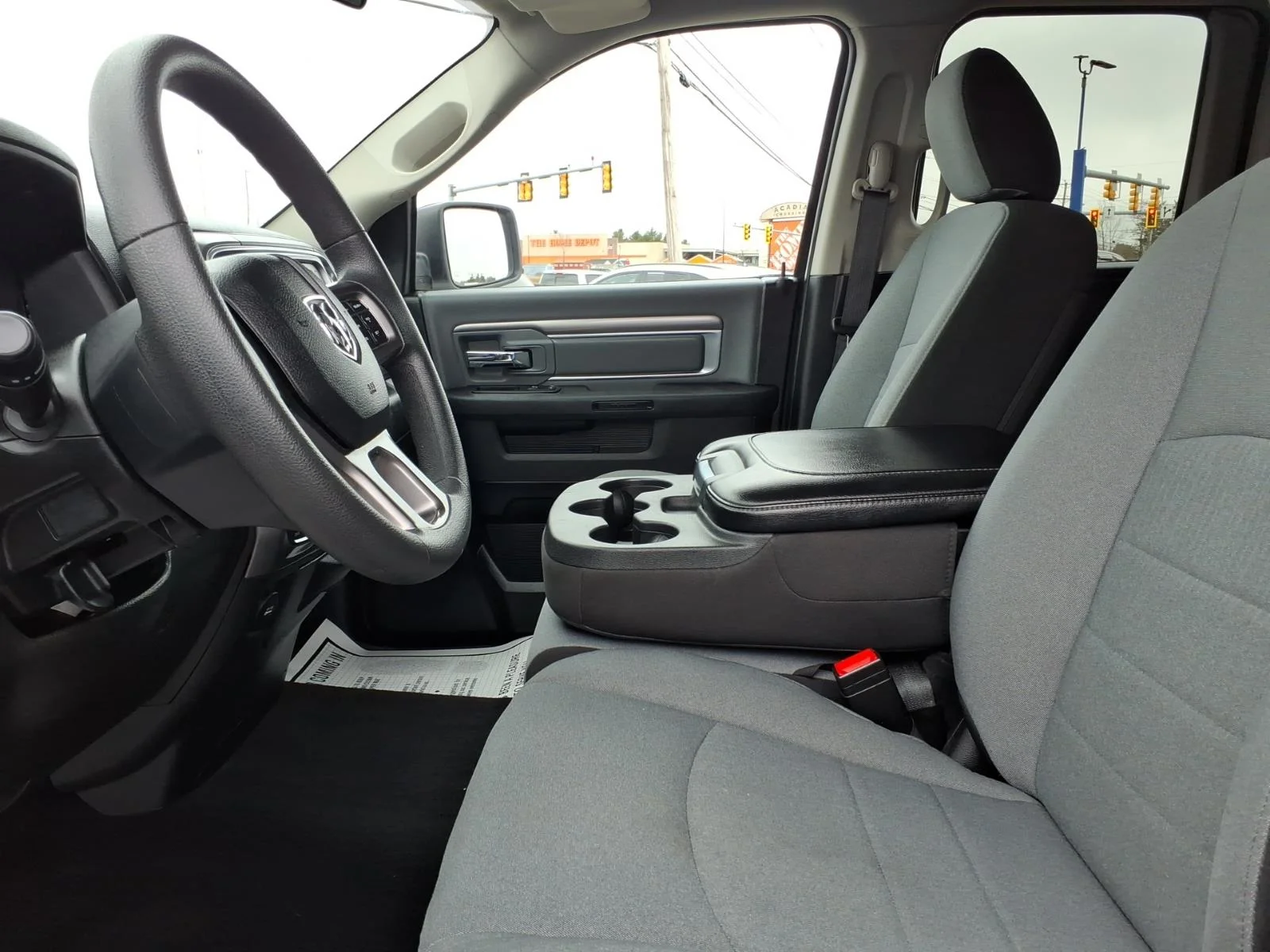 Used 2024 Bright White Clearcoat Ram SLT image 12