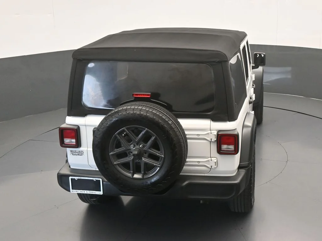 Used 2024 Bright White Clearcoat Jeep Sport S image 45