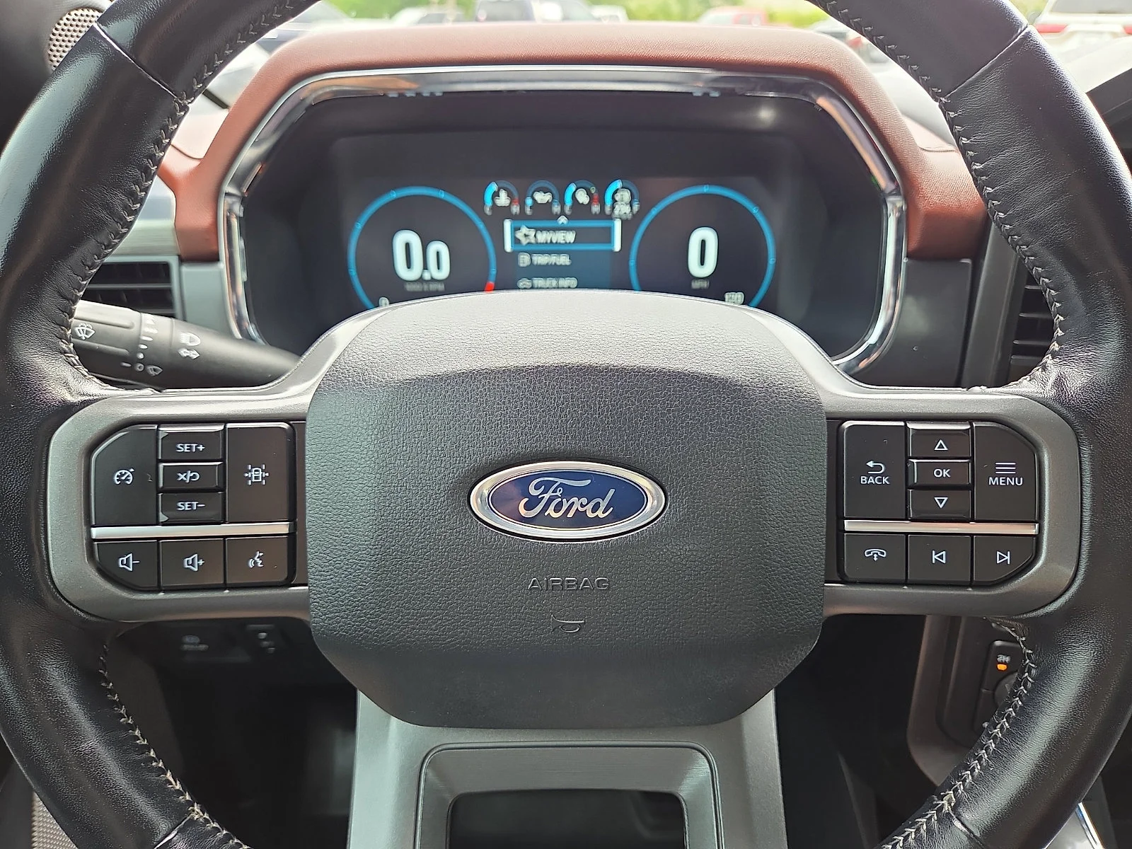 Used 2021 Carbonized Gray Metallic Ford LARIAT image 24
