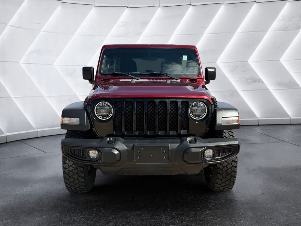 Used 2021 Red Jeep Unlimited Willys image 6