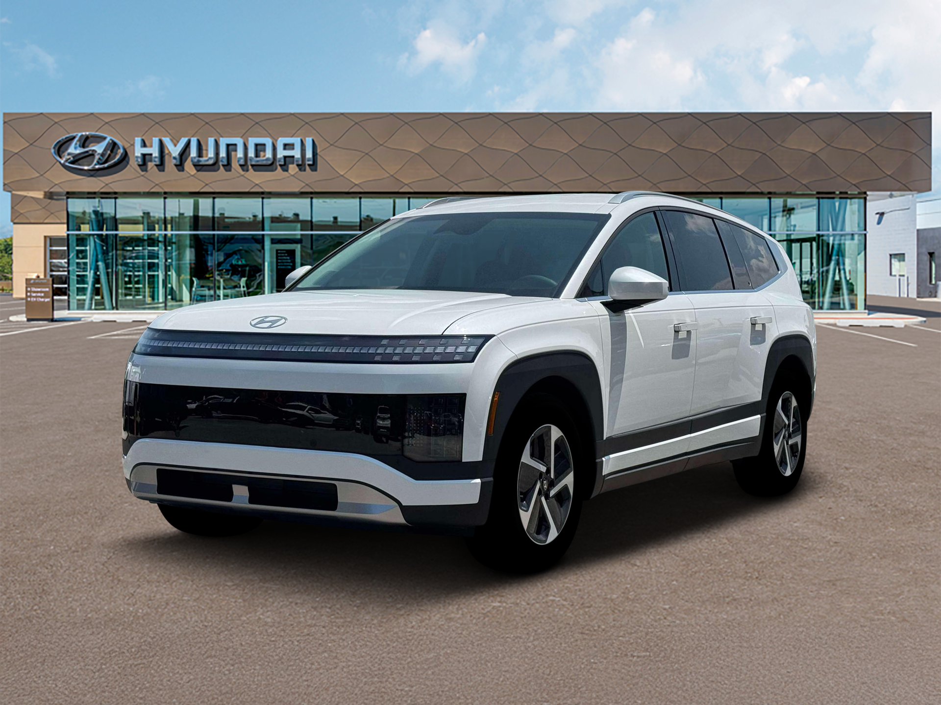 Snow White Pearl 2026 Hyundai Ioniq 9 SUV / Crossover Rear-Wheel Drive