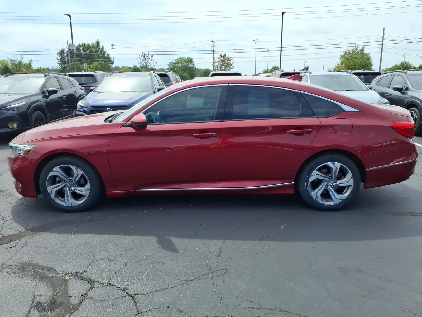 Used 2019 Radiant Red Metallic Honda EX-L image 4