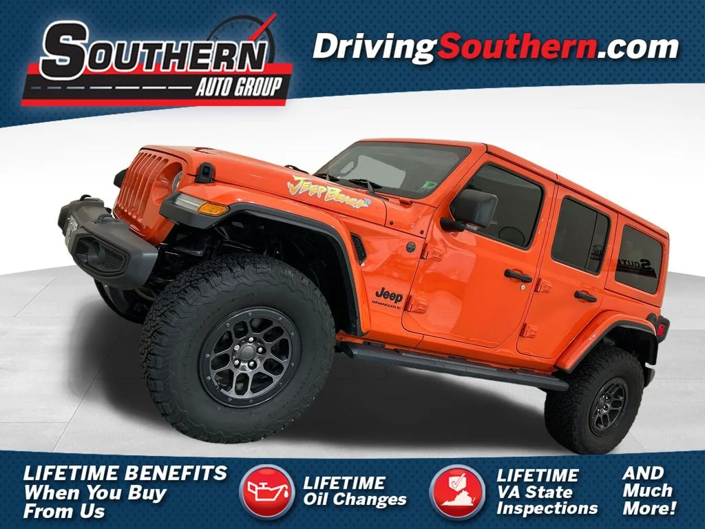 Used 2023 Orange Jeep Jeep Beach image 1