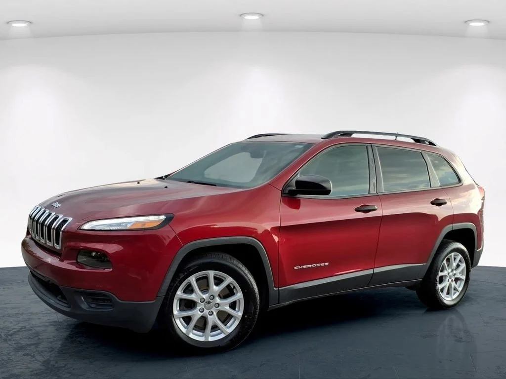 Used 2017 Red Jeep Sport image 2