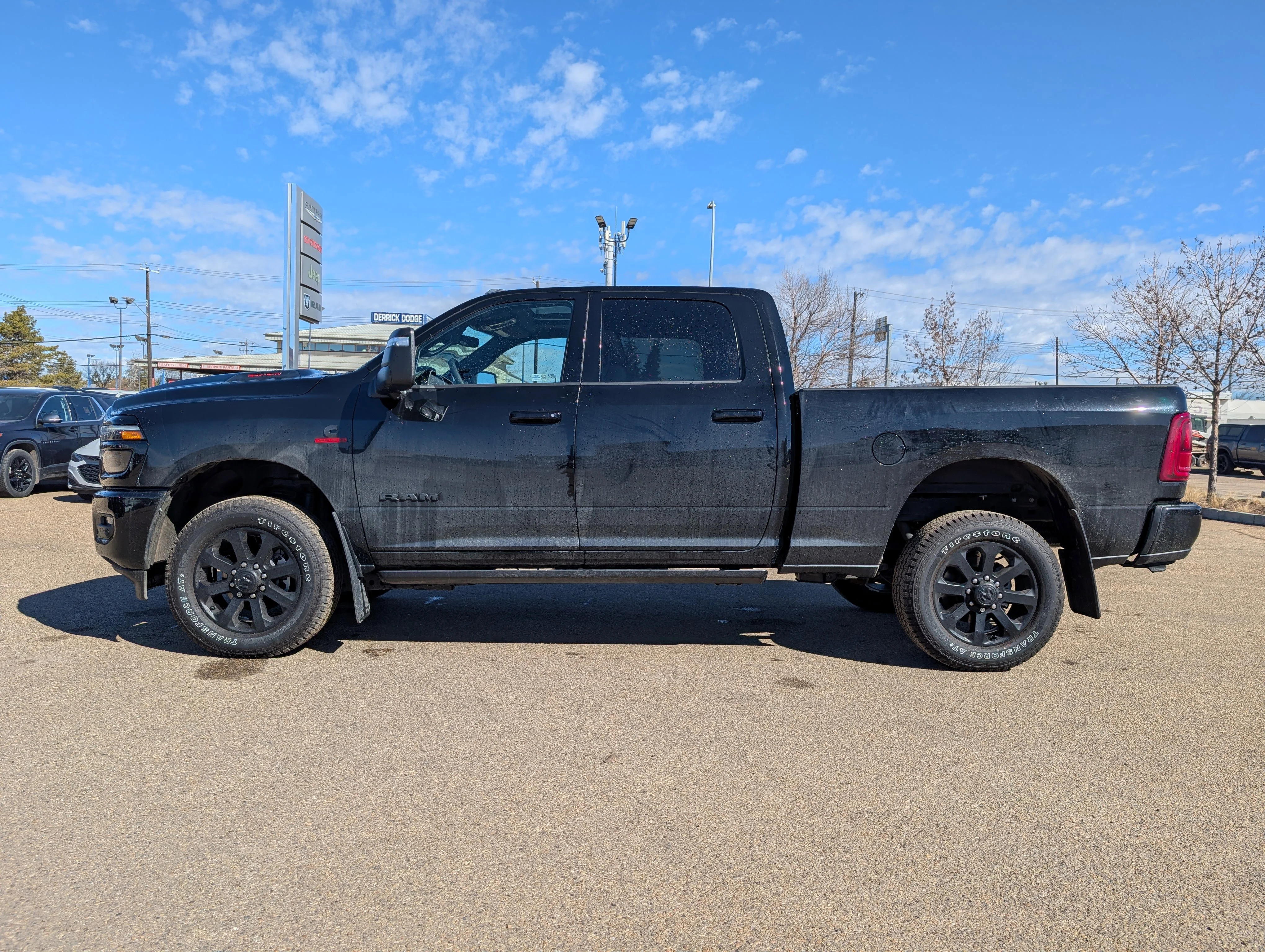 Used 2026 Diamond Black Crystal Pearlcoat Ram Laramie image 3