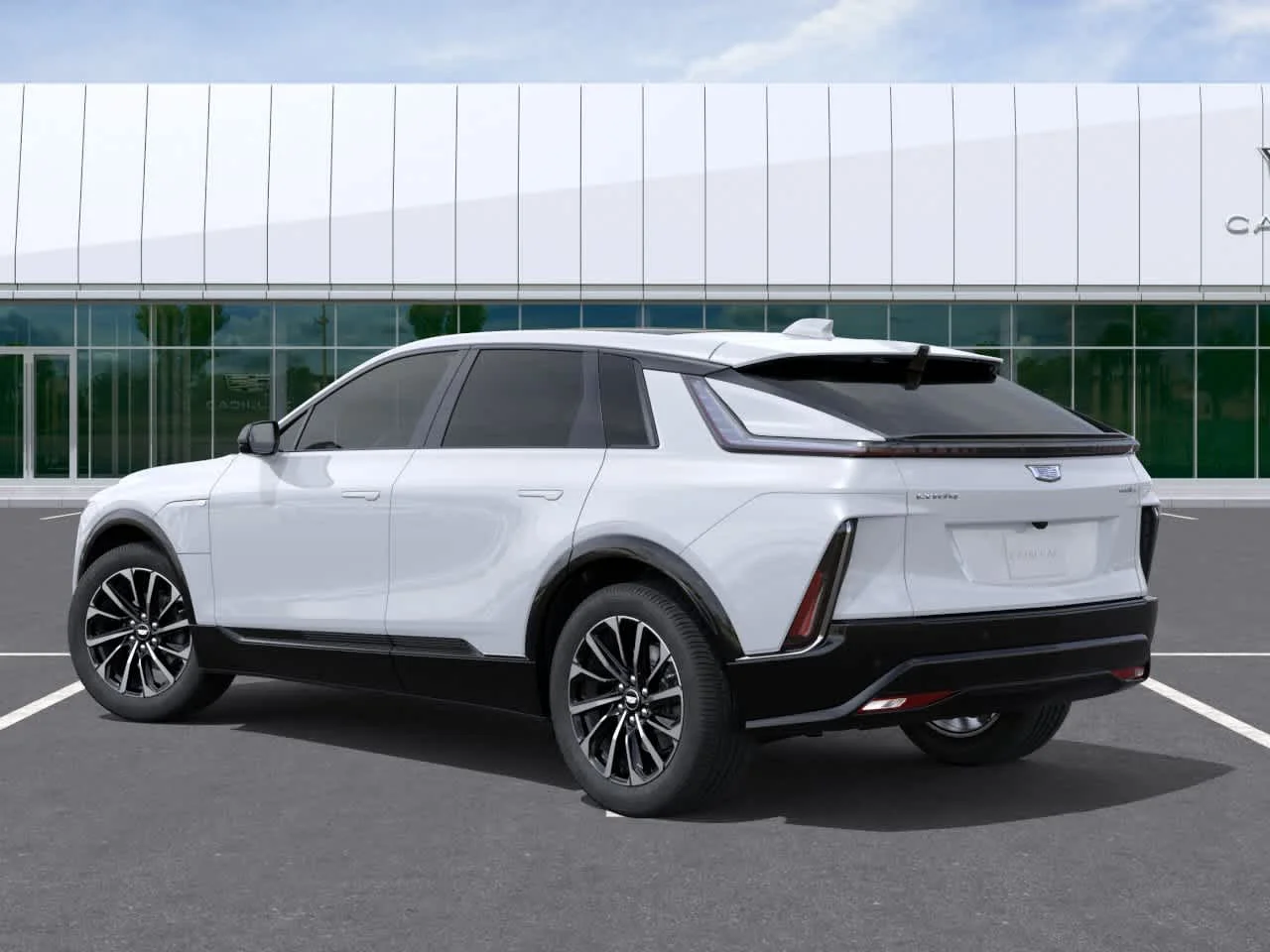 New 2026 Vibrant White Tricoat Cadillac Sport image 3