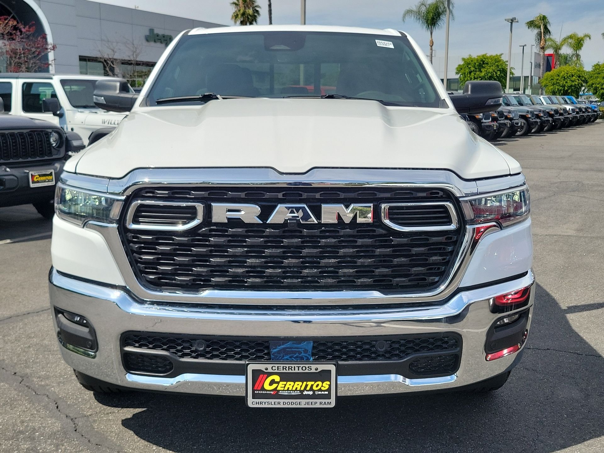 New 2026 Bright White Clear-Coat Exterior Paint RAM Big Horn/Lone Star image 23