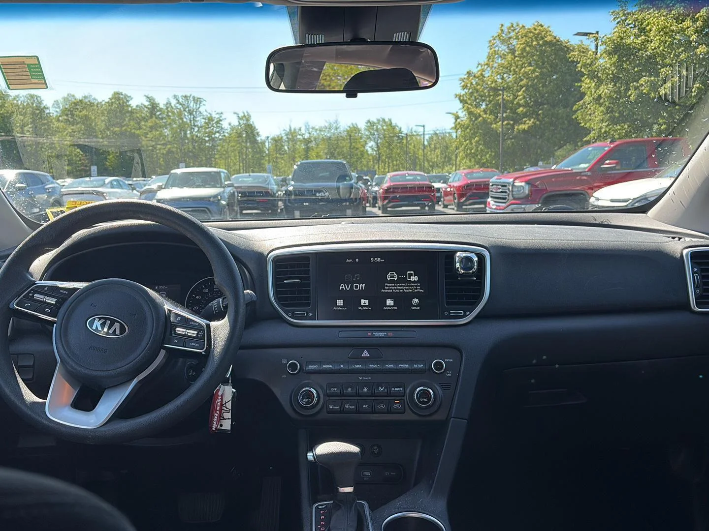 Used 2020 Clear White Kia LX image 2